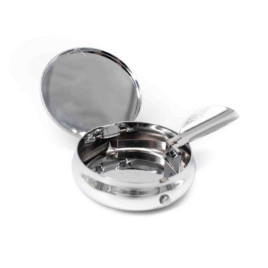 Kör alakú zsebhamutál - To Smoke or Not to Smoke feliratal - pink