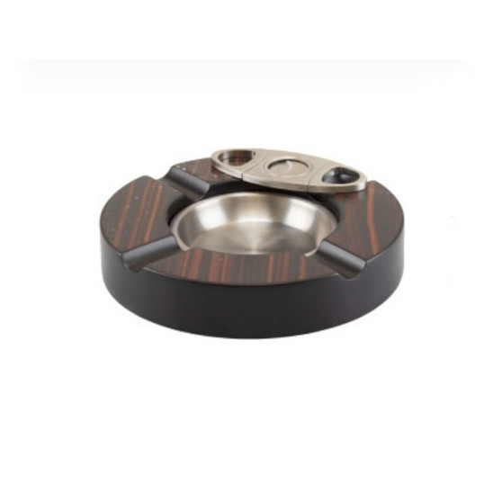 Faro humidor szett 30-40 szál szivar részére, cédrusfa belső, párásítóval, digitális hygrométerrel, dupla pengés szivarvágóval, szivar hamutartóval