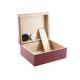 Faro humidor 30-40 szál szivar részére, cédrusfa belső, párásítóval, hygrométerrel, rózsafa színű