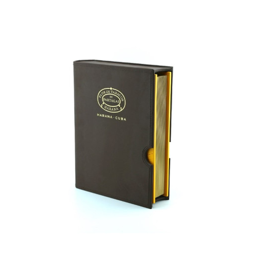 Partagas humidor könyv – Rejtett, könyv formájú szivar humidor, cédrusfa belsővel, kb 30 szál szivarnak - Limitált kiadás