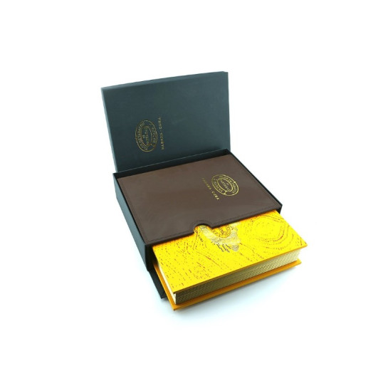 Partagas humidor könyv – Rejtett, könyv formájú szivar humidor, cédrusfa belsővel, kb 30 szál szivarnak - Limitált kiadás