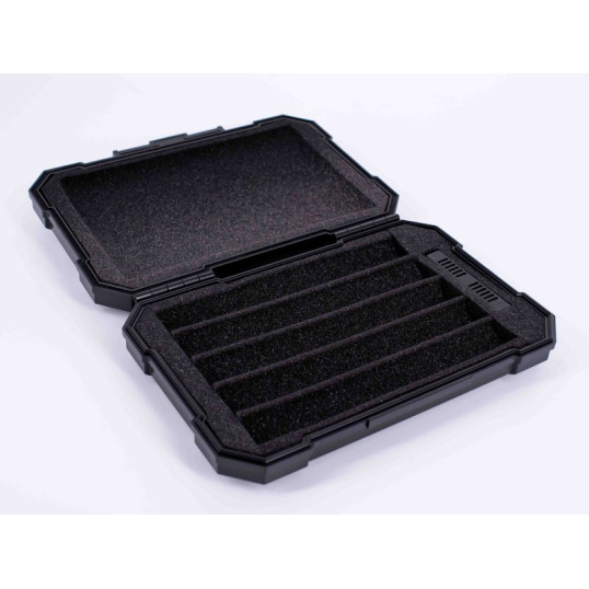 Angelo közepes méretű utazó humidor 5 szál szivar részére - fekete