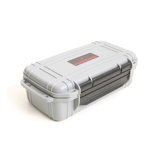 Firebird közepes méretű utazó humidor 10 szál szivar részére - ezüst