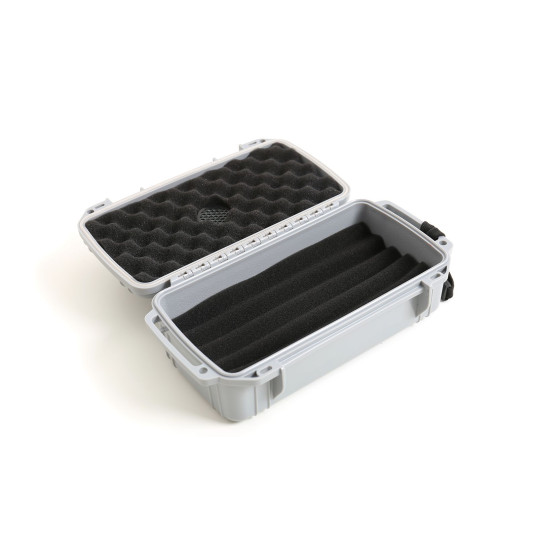 Firebird közepes méretű utazó humidor 10 szál szivar részére - ezüst