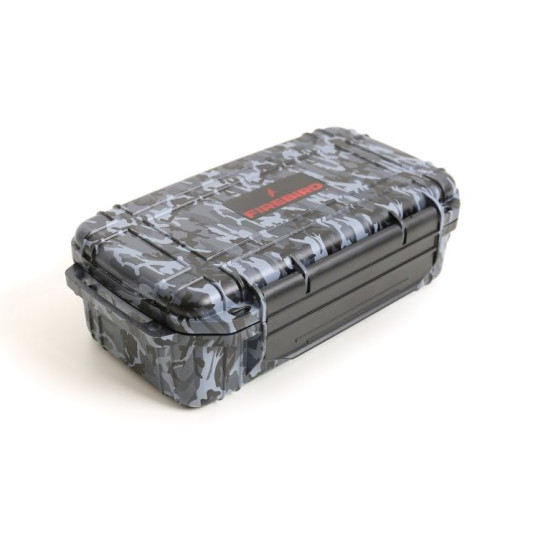 Firebird közepes méretű utazó humidor 10 szál szivar részére - szürke terep mintás