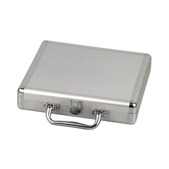 Utazó humidor 12 szivarnak, párásítóval és ajándék kétujjas szivarvágóval - gyémánt mintás