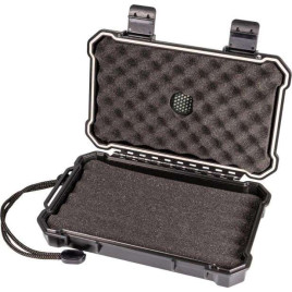 Passatore utazó humidor fekete színű műanyag szivartároló, párásítóval - 5 szál szivar részére