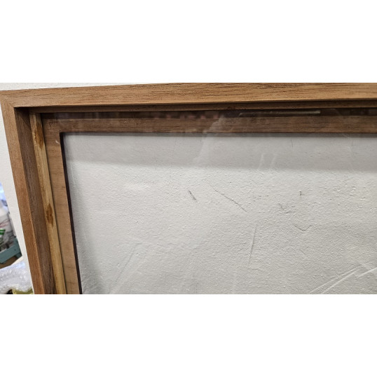 Angelo gasztro humidor 80-100 szál szivar részére, matt cseresznye színű, üvegtető, cédrusfa belső, párásító, analóg hygrométer - OUTLET-1