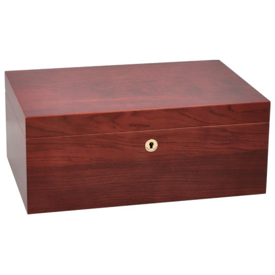 Adorini Triest Grande Deluxe humidor barna szinü Palisander mintás spanyol cédrusfa szivar tároló - 150 szál szivar részére