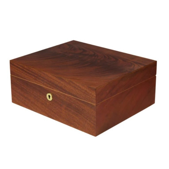 Adorini Siena mahagóni Medium Deluxe humidor – 75 szálas, spanyol cédrus belsővel