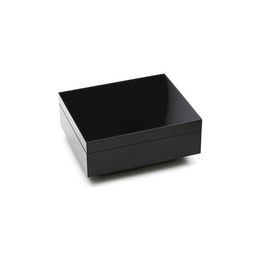 Adorini Torino Deluxe Humidor spanyol cédrusfából lakozott matt fekete 30 szál szivar részére