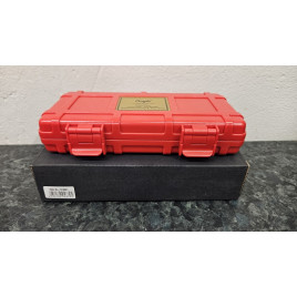 Angelo piros színű, műanyag utazó humidor, cédrusfa belsővel - OUTLET-3