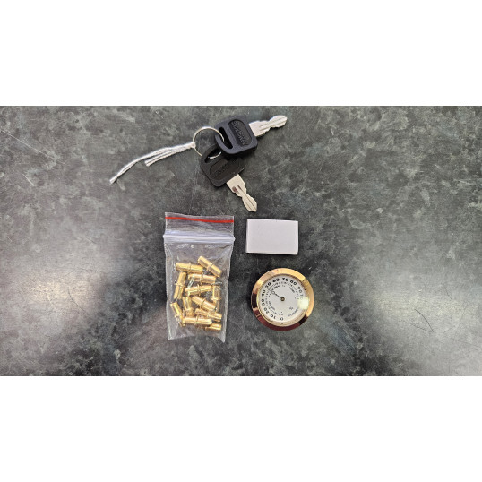 Angelo gasztrohumidor szekrény 80 szál szivar részére, négyszögletes, üvegajtós, barna színű, cédrusfa belső, párásító, analóg hygrométer - OUTLET