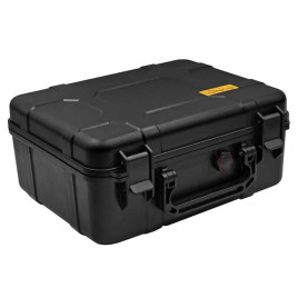 Cigar Caddy utazó humidor fekete színű műanyag szivartároló, párásítóval - 40 szál szivar részére