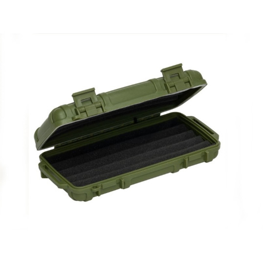 Cigar Caddy Blue kis méretű utazó humidor 5 szál szivar részére, kézre akasztható pánttal - zöld