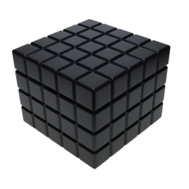 Colibri Heritage Cube humidor 40-50 szál szivar számára, matt fekete színű digitális hygrométerrel