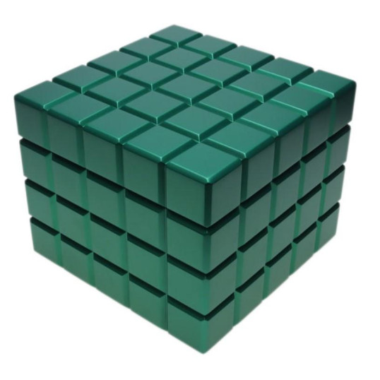 Colibri Heritage Cube humidor 40-50 szál szivar számára, zöld színű, digitális hygrométerrel