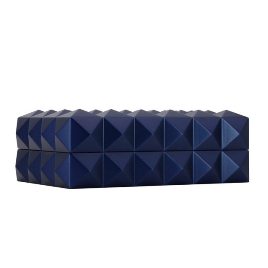 Colibri Quasar humidor 45-50 szál szivar számára, digitális hygrométerrel - kék színű Daniel Marshall Edition