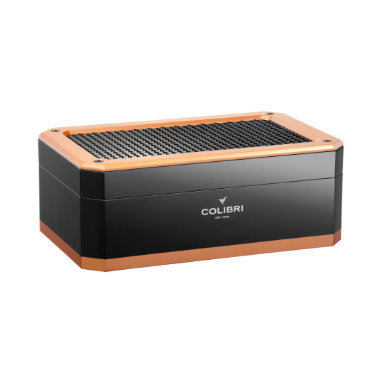 Colibri Rally Black and Rose humidor 100-125 szál szivar számára digitális hygrométerrel 