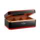 Colibri Rally Black and Red humidor 100-125 szál szivar számára digitális hygrométerrel 