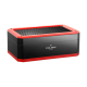 Colibri Rally Black and Red humidor 100-125 szál szivar számára digitális hygrométerrel 