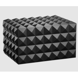 Colibri Grand Quasar Black humidor kb 170 szál szivar számára, színű digitális hygrométerrel - fekete