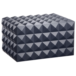 Colibri Grand Quasar Navy Blue humidor kb 170 szál szivar számára, színű digitális hygrométerrel - sötétkék