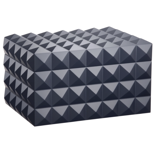 Colibri Grand Quasar Navy Blue humidor kb 170 szál szivar számára, színű digitális hygrométerrel - sötétkék