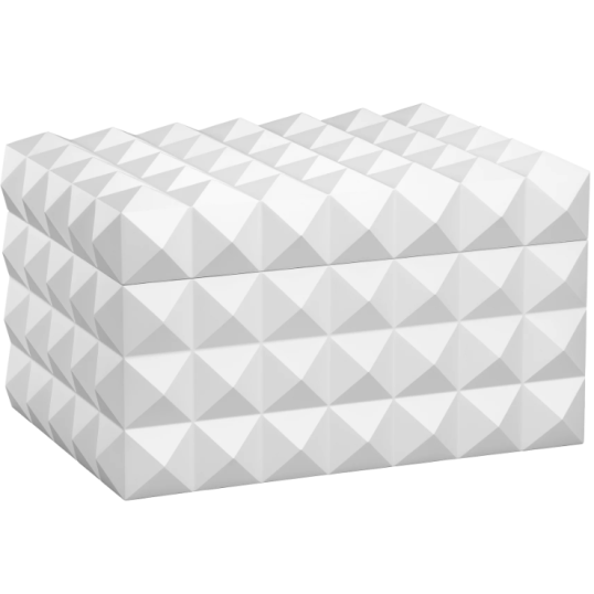 Colibri Grand Quasar White humidor kb 170 szál szivar számára, színű digitális hygrométerrel - fehér