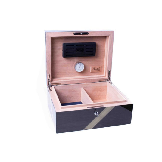 Gentili Humidor - Nastro Con Chiusura lakozott spanyol cédrusfa szivar tároló, világos színű szalaggal - 50 szál szivar részére