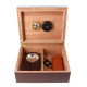 Germanus humidor 40 szál szivar részére, barna színű szivar tároló doboz + AJÁNDÉK szett!