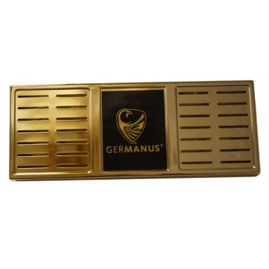 Germanus Humidor,barna, faerezetű, három oldalán és a tetején üveges, kb. 100 szál szivar részére, cédrusfa belsővel, párásítóval, higrométerrel