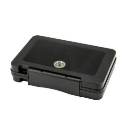 Passatore, lakattal zárható acryl utazó humidor 5 szál szivar részére, fekete színű