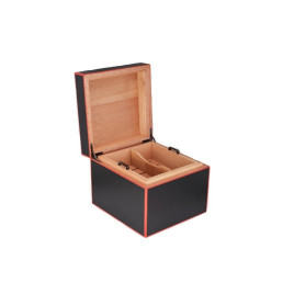 S.T. Dupont Momento Mori matt fekete színű humidor kivehető tálcával - kb 50 szál szivar részére