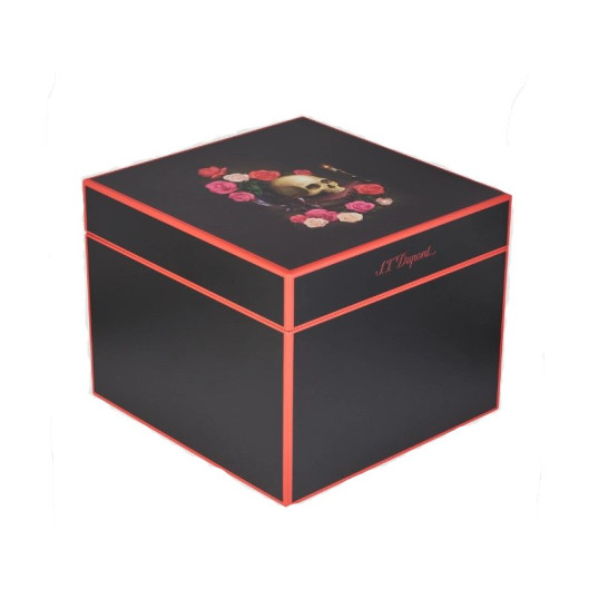 S.T. Dupont Momento Mori matt fekete színű humidor kivehető tálcával - kb 50 szál szivar részére
