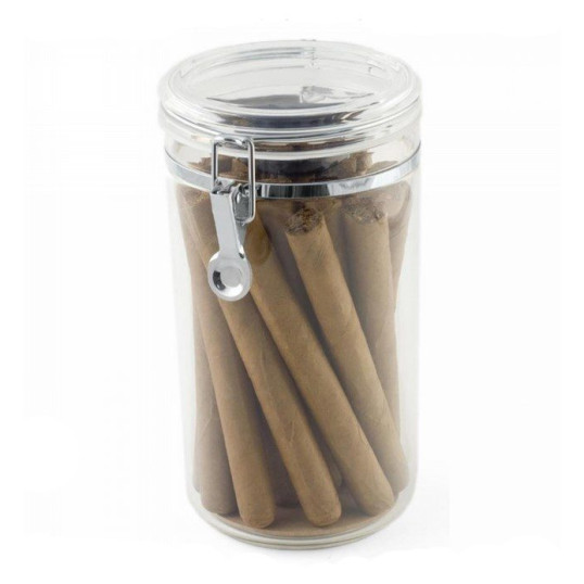 Szivar tartó csatos üveg - Akril - 25 szál szivarnak