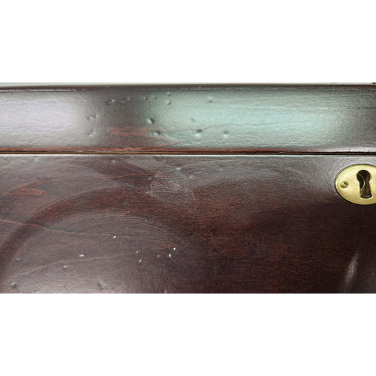 Cordoba Diamond Inlay szivardoboz 200 szál szivar részére, fekete és világos barna színű, fogantyúval és kivehető tálcával-OUTLET