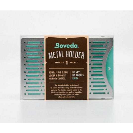 Boveda szivardoboz párásító tartó alumínium  - 1darab Boveda számára