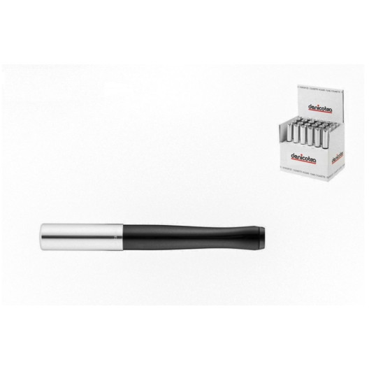 Automata Denicotea cigaretta szipka fekete és ezüst 24 db - 100mm