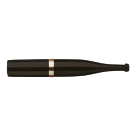Denicotea Standard Slim cigaretta szipka fekete arany színű gyűrűvel – 6 mm, 78 mm