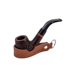 Minőségi sárbarna színű bőr Padonio kulcstartó ami használható mint szivar vagy pipa tartó is!