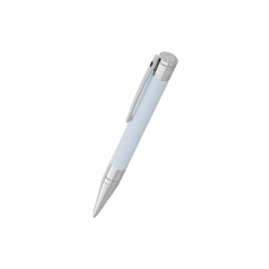 S.T. Dupont D-Initial Pastel Blue Chrome, lakkozott világoskék és króm színű