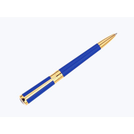 S.T. Dupont Liberté Blue lakkozott kék színű Ballpoint toll - Arany bevonatú