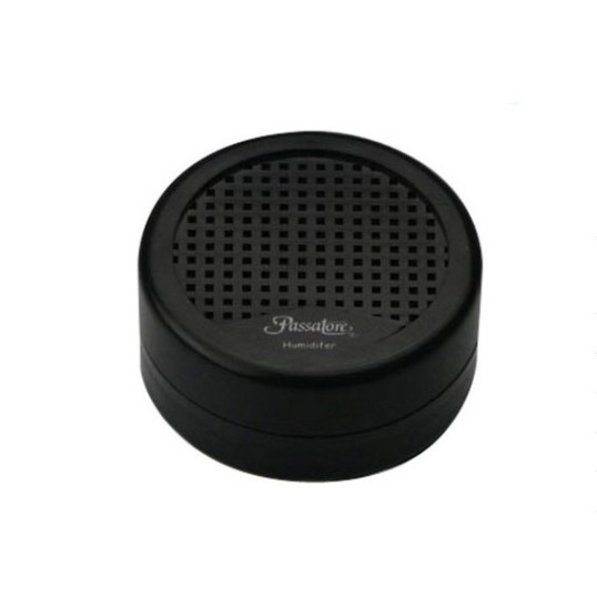 Passatore kerek polimer humidor párásító fekete, mágneses – 25–50 szivarhoz