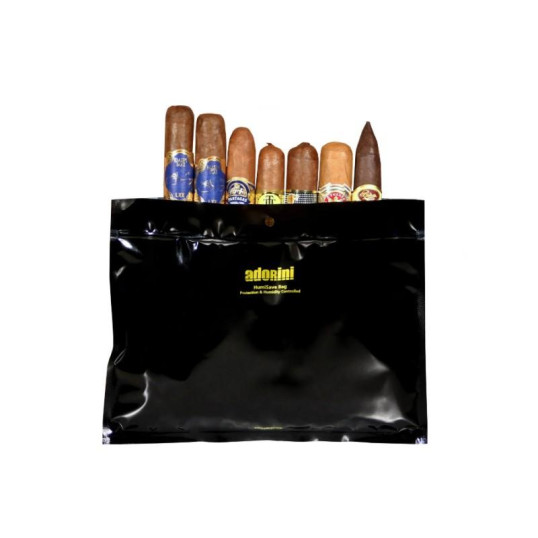 Adorini frissen tartó zárható táska akár 12 szál szivar részére - 21.5 x 14 cm 