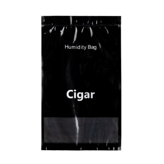 Frissen tartó Ziplock táskák 5 szál szivar részére - 26 x 15.5 cm