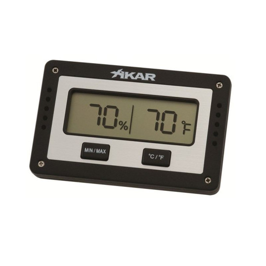 Xikar digitális Hygrométer és Termométer - fekete