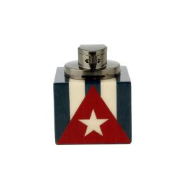 Adorini Cuba Te Amo Table Jet asztali szivar gyújtó 4-es Jet lánggal - Kuba zászló mintával