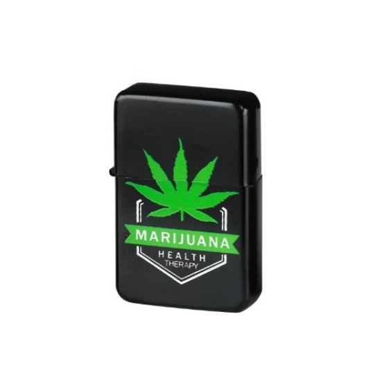 Angel Benzines öngyújtó fekete színű - Marijuana Health Therapy - Benzines vihar öngyújtók