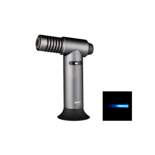 Eurojet ezüst színű asztali szivaröngyújtó jet lánggal